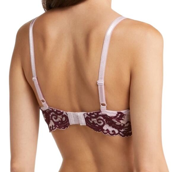 Wacoal 853322 Instant Icon Tshirt Bra in Fragrant Lilac/Pickled Beet – 32DD - Picture 2 of 13